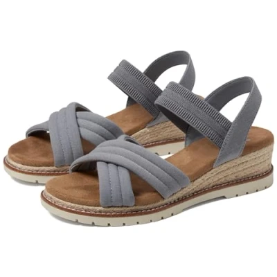 Image of Skechers Bob&#039;s Womens Desert CHILL Sweet Crossing, Gray Textile, 7 UK