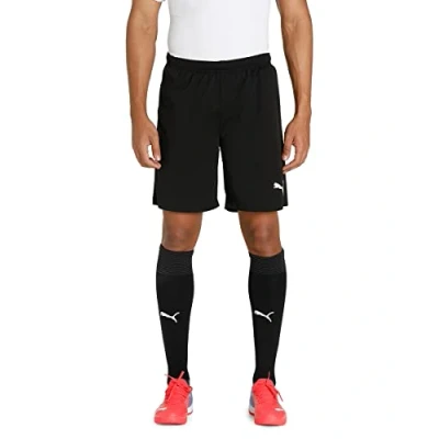 Image of puma Men&#039;s Individualrise Knitted Shorts, Black White, L