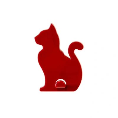 Image of KalaMitica Hook for Wall Magnetic Board, with Strong Magnet Red Cat