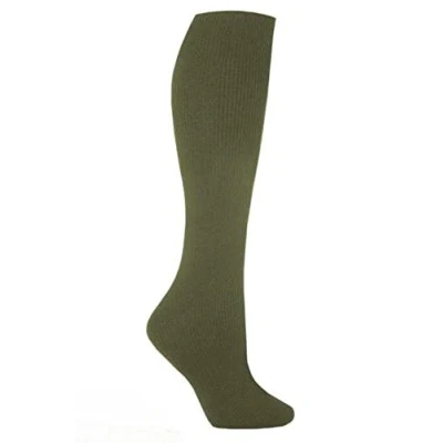 Image of HEAT HOLDERS Ladies Thermal Winter Warm Original LONG Socks UK Size 4 8 (Long Khaki)