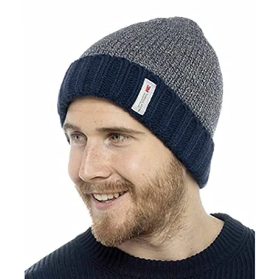 Image of undercover lingerie Mens Heatguard Thinsulate Knitted Beanie GL605 Navy