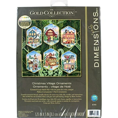 Image of Dimensions CHRISTMAS VILLAGE, Metal, Оne Расk