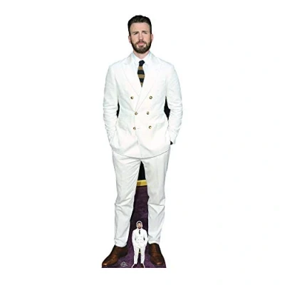 Image of CS890 Chris Evans Lifesize Cardboard Cutout with Free Mini Standee Great for Fans, Gifts, Birthdays &amp; Parties