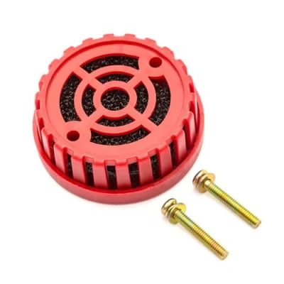 Image of 44mm Minimoto Performance High Flow Air Filter Red Mini Moto Quad Bike ATV 49cc