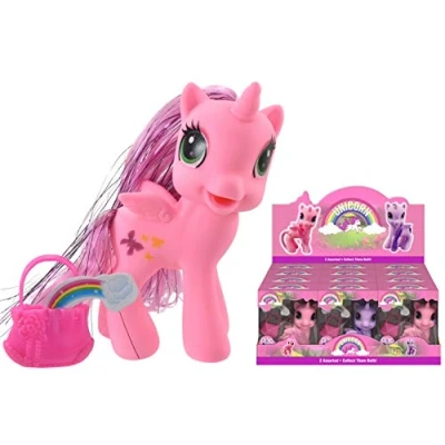 Image of KandyToys TY9690 Unicorn with Accessories 2 Assorted Colours