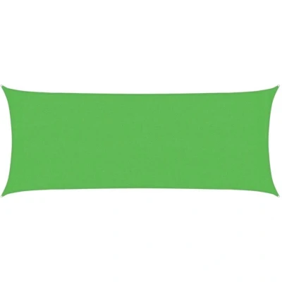 Image of vidaXL Sunshade Sail 160 g/m² Light Green 2x5 m HDPE