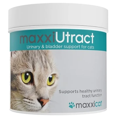 Image of maxxipaws maxxiUtract Urinary and Bladder Supplement for Cats to help Prevent UTI Recurrence Support Optimum Tract Health Cranberry Powder 60g