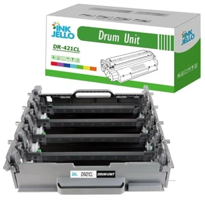 Image of Inkjello DR421CL Drum Unit, Replacement for Brother DR421CL, Compatible With DCP L8410CDW HL L8260CDW L8360CDW L9310CDW MFC L8610CDW L8690CDW L8900CDW L9570CDW (Single Pack)