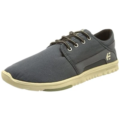 Image of Etnies Men&#039;s Scout Skate Shoe, Grey/TAN, 4 UK