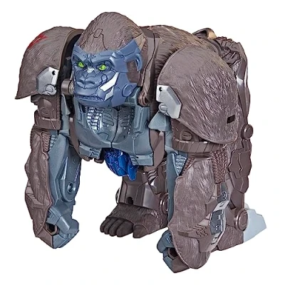 Image of Transformers Toys Rise of the Beasts Film, Smash Changer Optimus Primal Action Figure Ages 6 and up, 22.5 cm