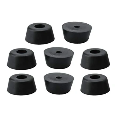 Image of sourcing map 8pcs Rubber Feet Bumpers Furniture Table Amplifier Speaker Cabinet Leg Pads, D21x18xH10mm