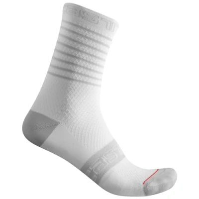 Image of CASTELLI 4521063 001 SUPERLEGGERA W 12 SOCK Women&#039;s Socks White M