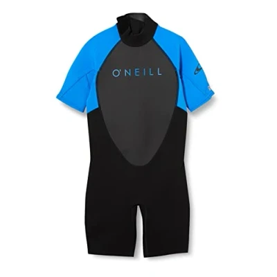 Image of O&#039;Neill Wetsuits Boys&#039; Reactor II Back Zip Full Wetsuit, Black/Slate, Size 8