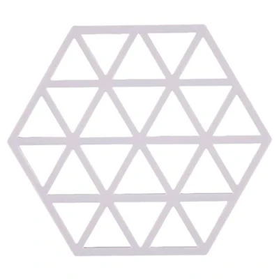 Image of Zone Denmark Triangles Silicone TrivetColour: Lilac