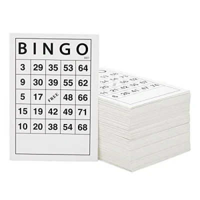 Image of Classic Bingo Game for Adults and Kids, 180 Different Cards, Party Game, Family