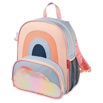 Image of Skip Hop Sparks Little Kid&#039;s Backpack, Preschool Ages 3 4, Rainbow