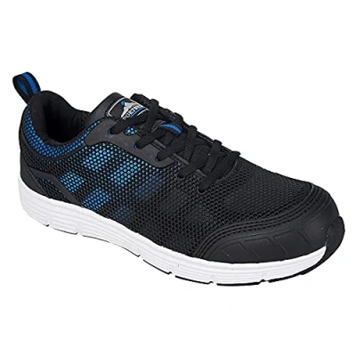 Image of Portwest FT15 Slip Resistant Steelite Tove Trainer S1P Black/Blue, 39
