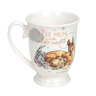 Image of WIDDOP Disney DI702 Best Mum Bambi Mug New in Box, Gold