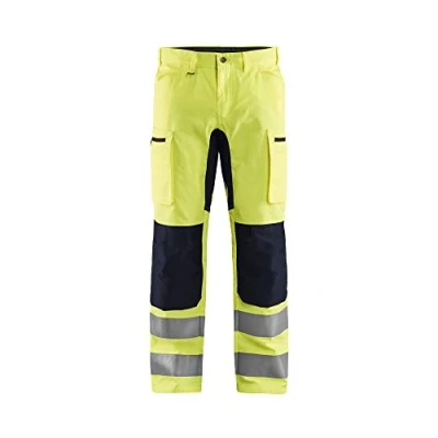 Image of BLÅKLÄDER Hi Vis Trousers Stretch Men 30S Yellow/Black
