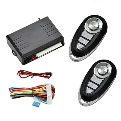 Image of Universal Remote Control Central Door Lock Kit Style 4 Locking Keyless Entry Upgrade with Contorl Box + 2 Replacement for Car