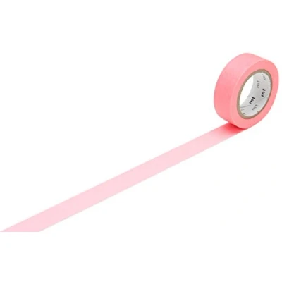 Image of mt Washi Masking Tape Roll Shocking Red