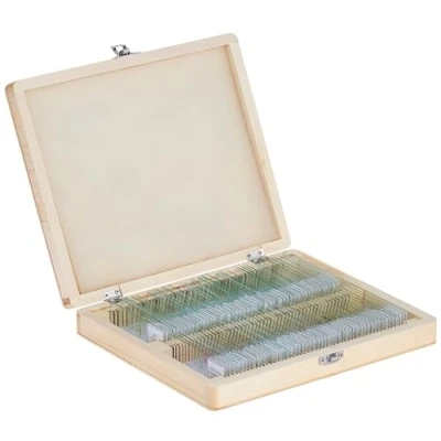Image of Celestron 44412 Prepared Microscope Slides, Pack of 100