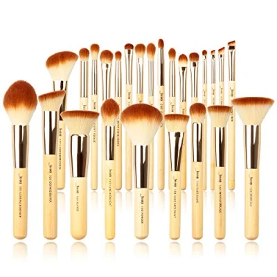 Image of Jessup Brand 25pcs Beauty Bamboo Professional Makeup Brushes Make up Brush Tools kit Foundation Powder Blushes Eye Shader Cosmetics T135