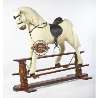 Image of &quot;ALBINO&quot; VERY LARGE New Rocking Horse &quot;SUN II&quot; from MJMARK 6 13 years