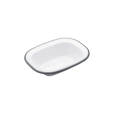 Image of Pie Dish Enamel Oblong 16cm