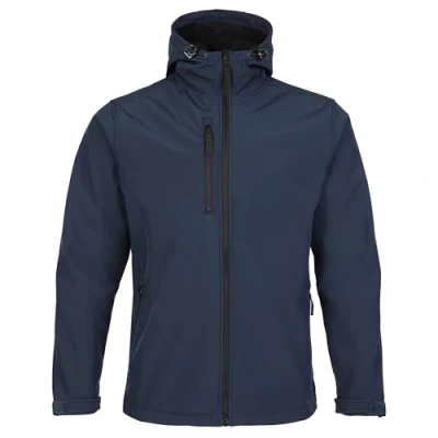 Image of Fort Holkham Jacket Medium Navy Softshell Fabric Rain Coats for Men Waterproof Comfortable &amp; Durable Winter Jackets Mens