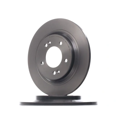 Image of 584113V500 Brake disc BREMBO 08.D220.11 284mm 10mm 5 solid Coated High carbon KIA: Optima / K5, K5 Sportswagon, Ceed III Hatchback