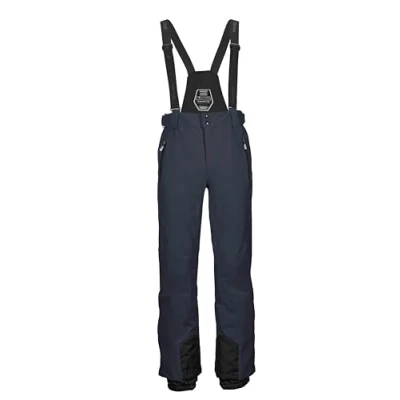Image of Killtec Enosh 30920 000 Men&#039;s Ski Trousers with Removable Straps, Edge Protection and Snow Guard, Navy, S