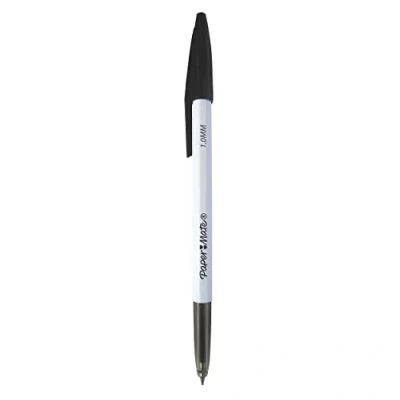Image of Paper Mate 045 Ballpoint Pens Medium Point (1.0 mm) Black Ink 50 Count