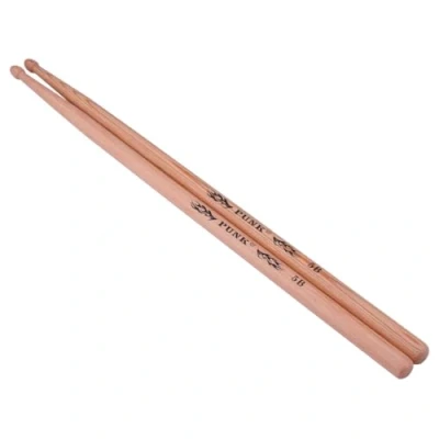 Image of Professional Hickory Drmu Stick 5B Drumsticks Percussion Musical Instruments