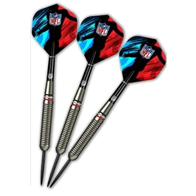 Image of Officially Licensed NFL Professional American Football Brass Steel Tip Darts (D1321)