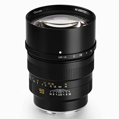 Image of TTArtisan 90mm F/1.25 Metal Bodied Lens Compatible with Nikon Z Mount Black