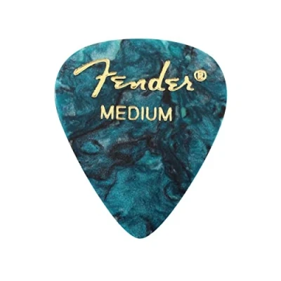 Image of Fender 351 Shape Premium Picks (Pack of 12) for Electric Guitar, Acoustic Mandolin and Bass Medium Purple Moto