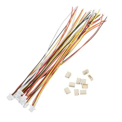Image of TuToy 20Pcs Mini Micro Jst 1.0Mm Sh 4 Pin Connector Plug With Wires Cables 150Mm