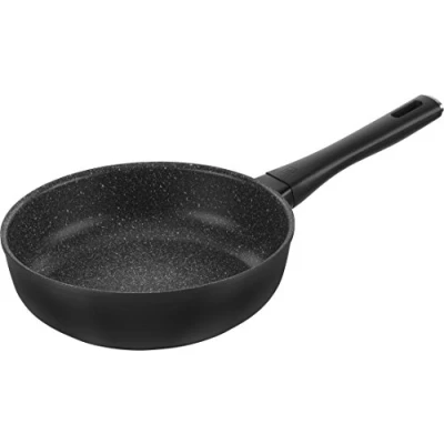 Image of Zwilling Marquina Plus 28 cm Non Stick Frying Pan for All Hobs Including Induction Black The Clock is Part of Product