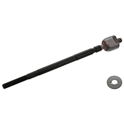 Image of 4550319155, 4550319195 Inner Tie Rod FEBI BILSTEIN 43283 Front Axle Left, Right 270mm with locking plate