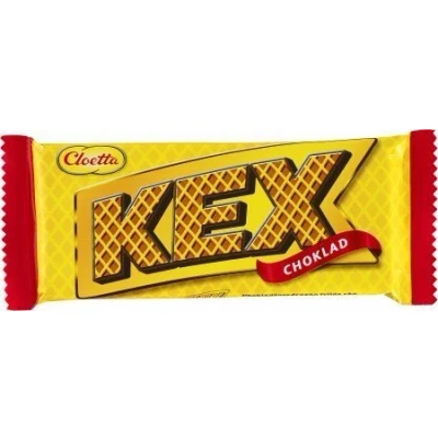 Image of Cloetta Kex Choklad Chocolate Filled Wafers 60g bar Pack of 5