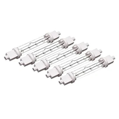 Image of 5 Pack Catering Heat Lamps 300W 118mm by UCI Ltd, Clear, JIR 118 R7S