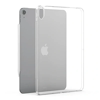 Image of Demacia iPad Air 4 10.9 inch 2020/ 5 2022 Case, Asgens Silicone Transparent Clear Soft Tablet Case For Model A2072/A2316/A2324/A2325/A2588/A2589/A2591