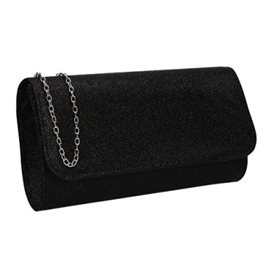 Image of SwankySwans Women&#039;s Chloe Clutch, Black, M UK