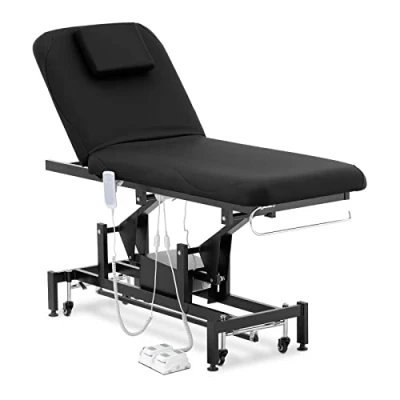 Image of PHYSA LYON BLACK_PH Massage Table 2 Motors 200 kg Black Couch Therapy (Synthetic leather, Powder coated steel, Height 680 900 mm)