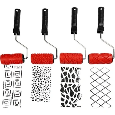 Image of Pattern Rollers, W: 10 cm, 4 asstd