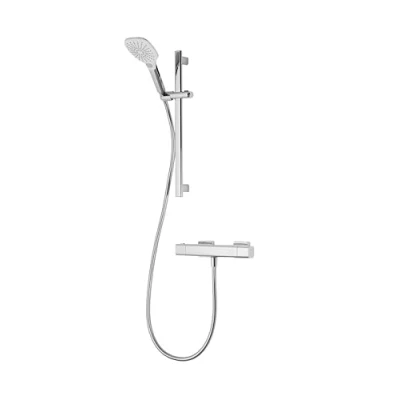 Image of Velino Cool Touch Bar Mixer Triton Showers Thermostatic Shower Set Chrome Technology Handheld Anti Scald Kit