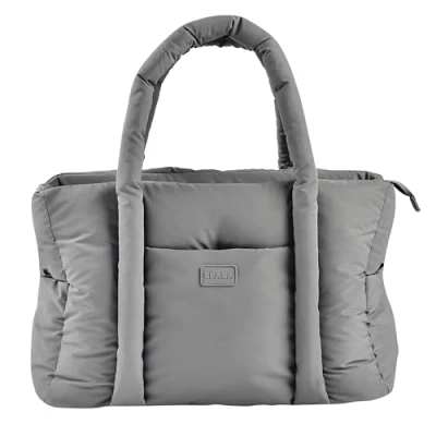 Image of BÉABA, Baby Changing Bag, Ultra Practical, 10 Inside and Outside Pockets, Integrated Stroller Attachment, Detachable Pad, Insulated Sac Paris Puffy, Mole grey
