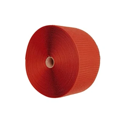 Image of Tumbl Trak Hook Velcro Mat Fastener 25m Long &amp; 10cm Wide for Carpet Bonded Foam Seams Gymnastics and Cheer Gym Floors (Red)