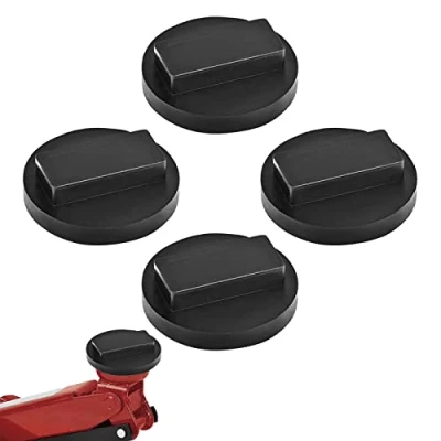 Image of DEDC 4PCS Rubber Jack Pads for BMW MINI, Universal Slotted Pad Frame Rail Protector Trolley
